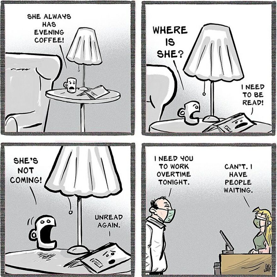 Artist’s New Funny Comics That Focus Attention On Everyday Conversations And A Job In Retail