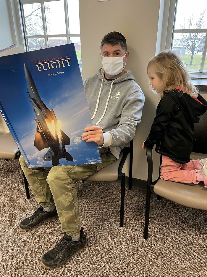This Extremely Large Book I Found In A Waiting Room. 3-Year-Old For Scale