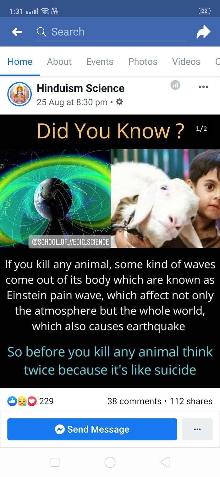 Killing Animals Causes Earthquakes!