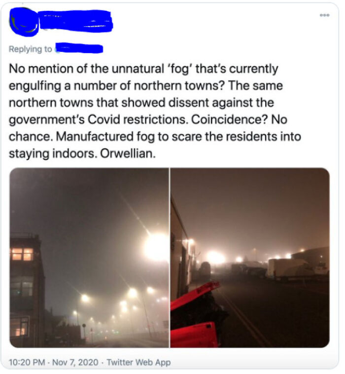 Manufactured Government Fog