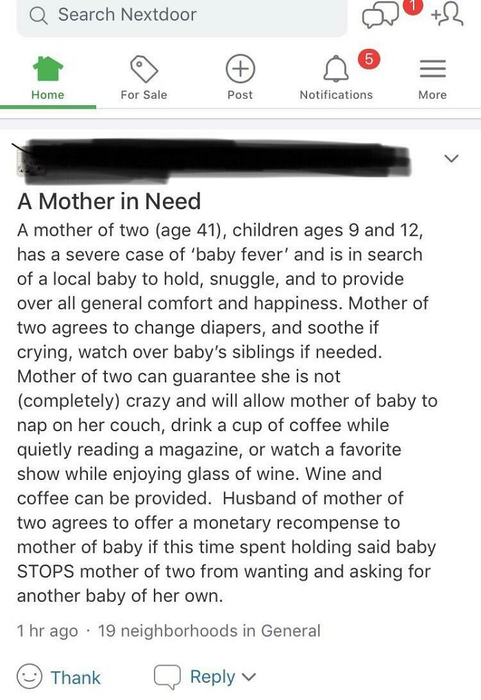 Get Paid To Stop Baby Fever