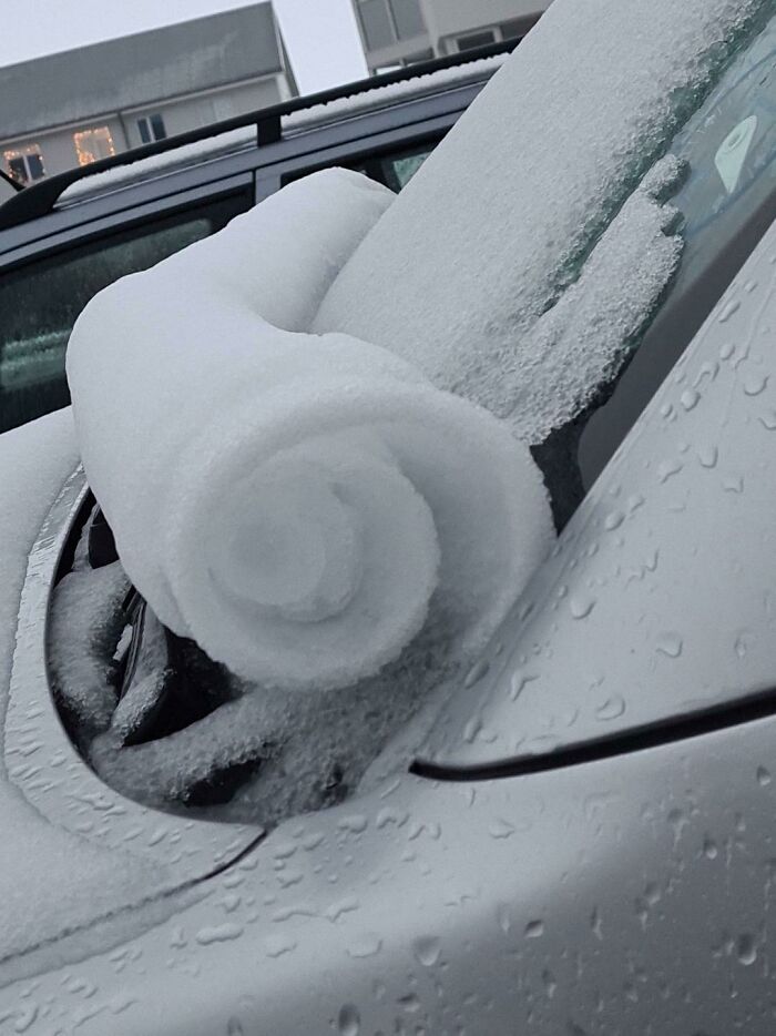 The Way The Snow Rolled Down On My Windshield