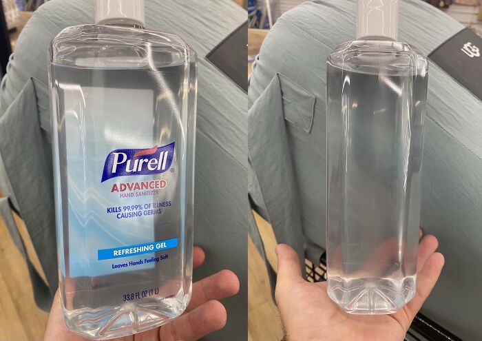 This Hand Sanitizer With Absolutely No Bubbles In It