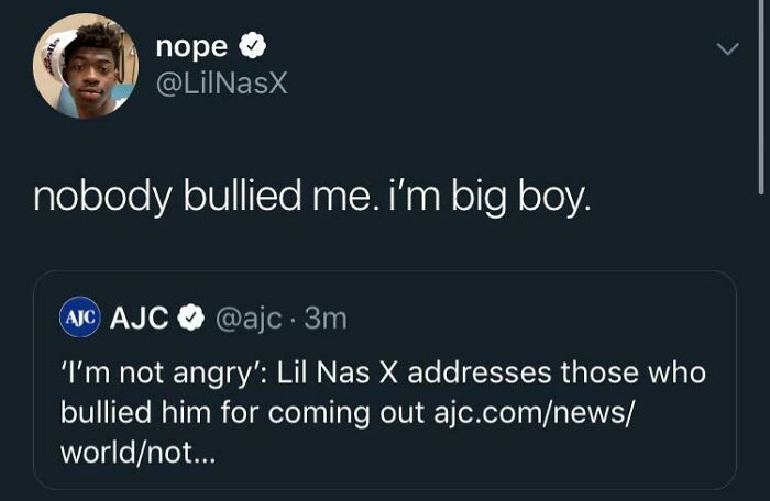 Lil Nas X Shuts Down Ajc