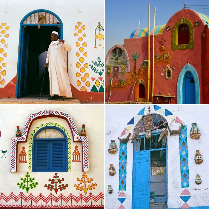 Nubian Houses In Egypt And Sudan