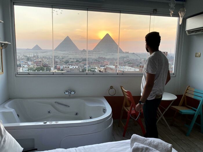 Beautiful Sunset From Airbnb In Egypt 2020