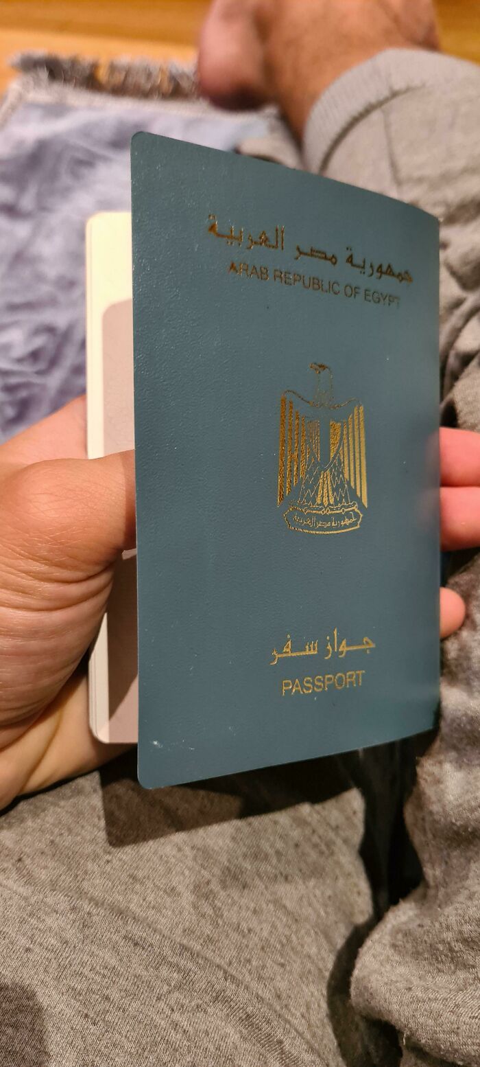Passports Of Some Arabic Speaking Countries, Like Egypt, Open From Right-To-Left. They Are In Both Arabic And English