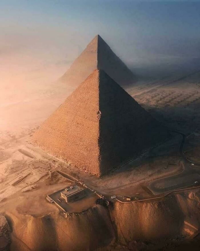 Preciosas vistas de las pirámides de Giza