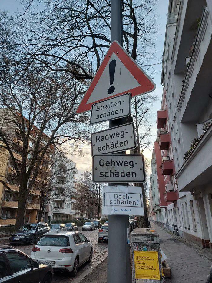 In Germany, Road Signs And Warnings Are Taken Very Seriously