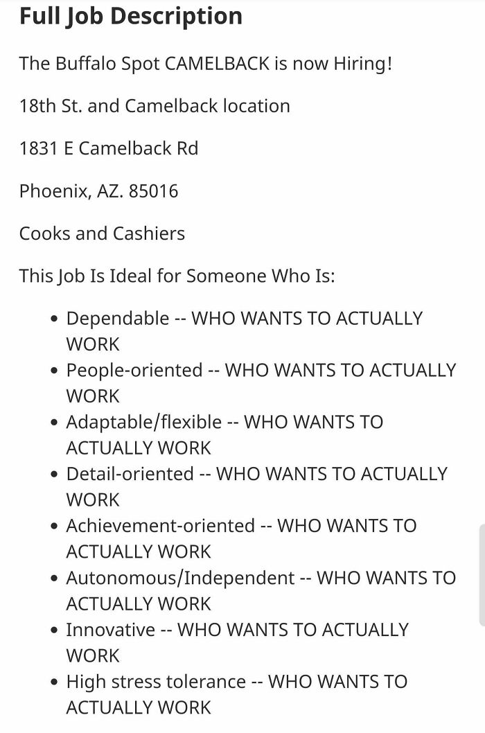 This Rude Indeed Ad For The Buffalo Spot