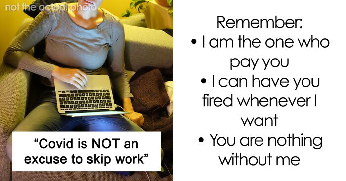 Delusional Boss Threatens To Fire Employees If They Don’t Come To Work When Having Covid-19, People Are Roasting Him Hard