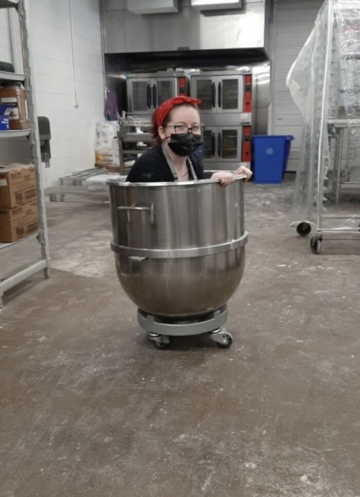 I’m On My Last Few Days At The Industrial Bakery I Manage. Our 160qt Mixer, Pete, Broke Down So We Won’t Be Able To Use It. I Did The One Thing I’ve Been Dying To Do For Years Since He Arrived