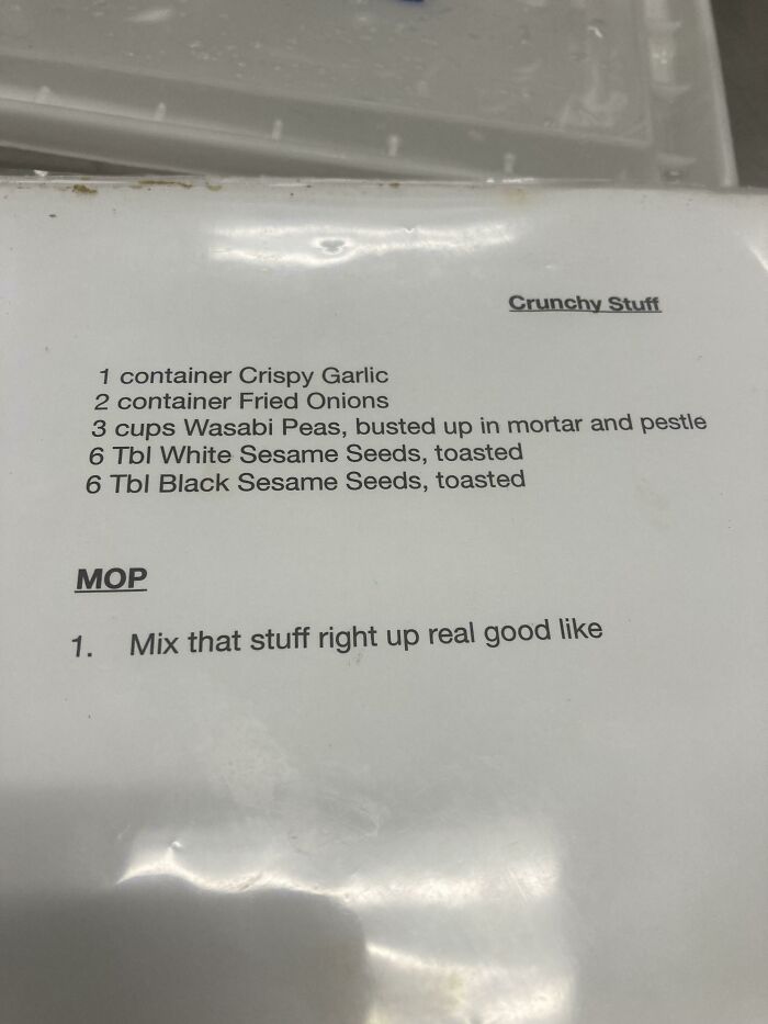 I Wanna Meet The Guy Who Wrote This Recipe
