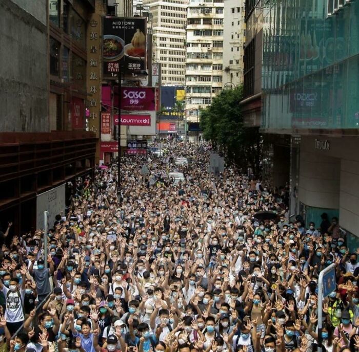 Hong Kongers Stand 12 Hours After The National Security Law Is Effective