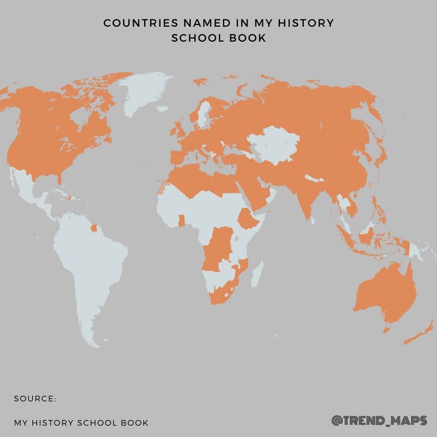 Countries Named In My History Book