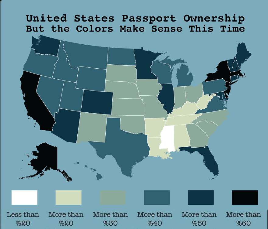 That Passport Map But I Inverted The Colors So It Makes Sense Now