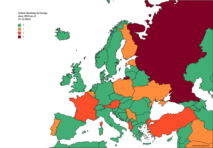 School Shootings In Europe Since 2010
