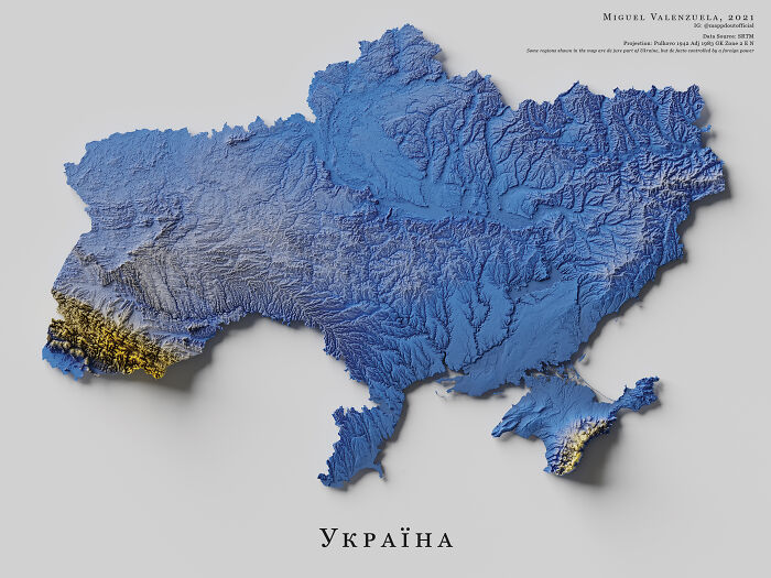 Topografía de Ucrania