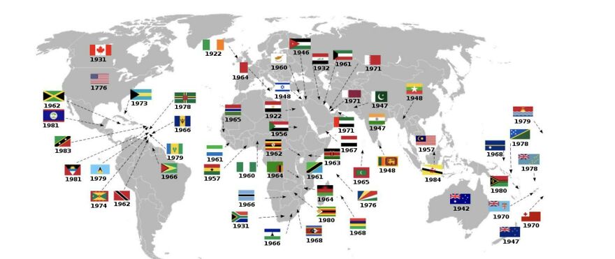 All The Countries That Have Gained Independence From Great Britain