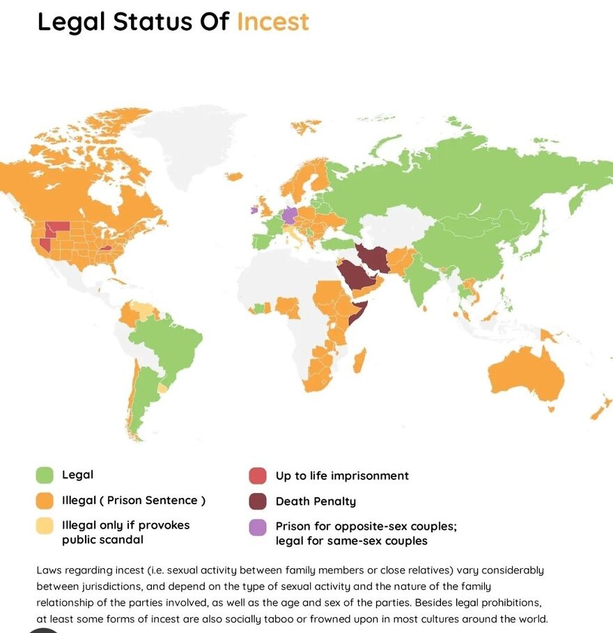 Legality Of Incest Around The World