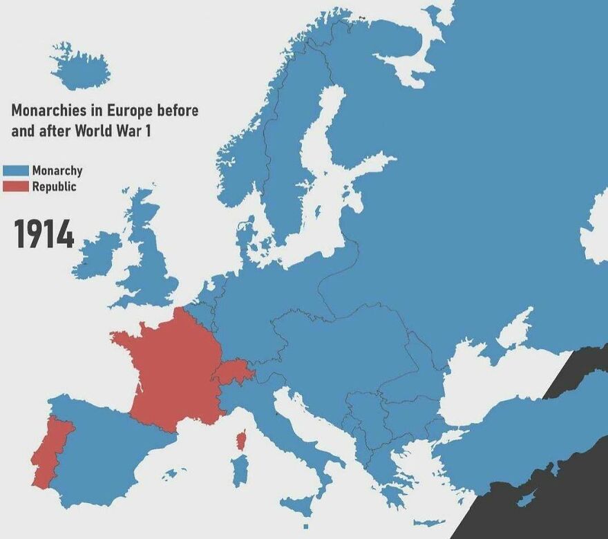Monarchy In Europe Before And After Ww1
