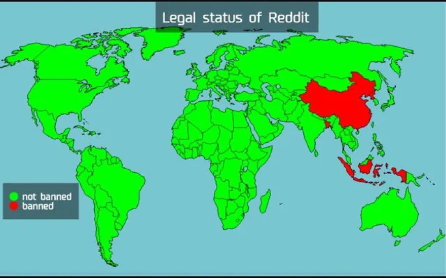 Countries Where Reddit Is Banned