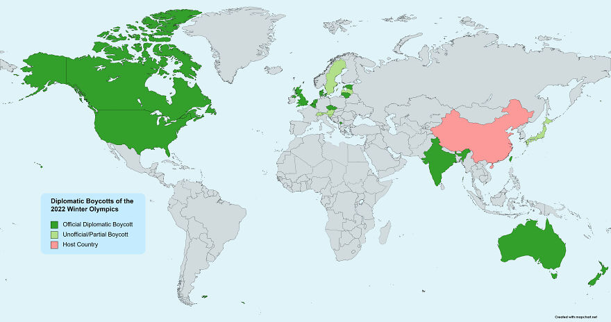 Diplomatic Boycotts Of The 2022 Winter Olympics