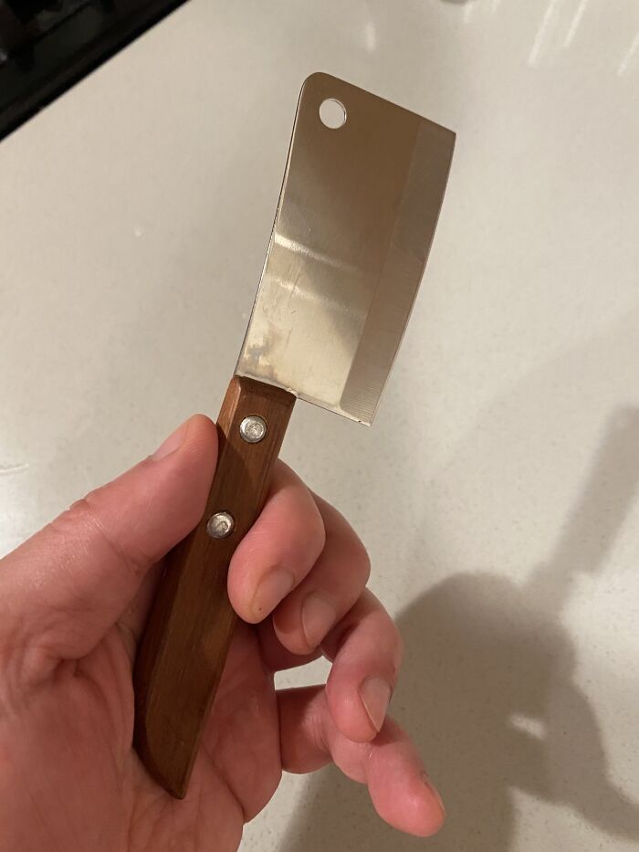 This Cute Little Butcher Knife We Found Today