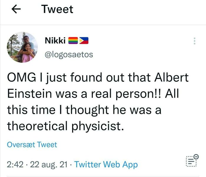 He Indeed Is Not A Theoretical Physicist