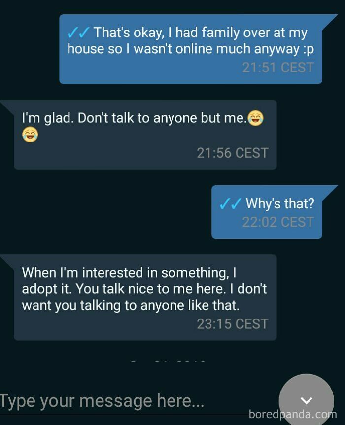 Don't Talk To Anyone But Me