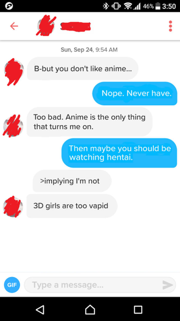 3D Girls Are Not What This Guy Is Looking For On Tinder, Apparently