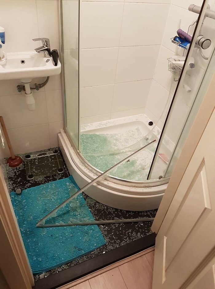 My Shower Door Exploding While I Was Away