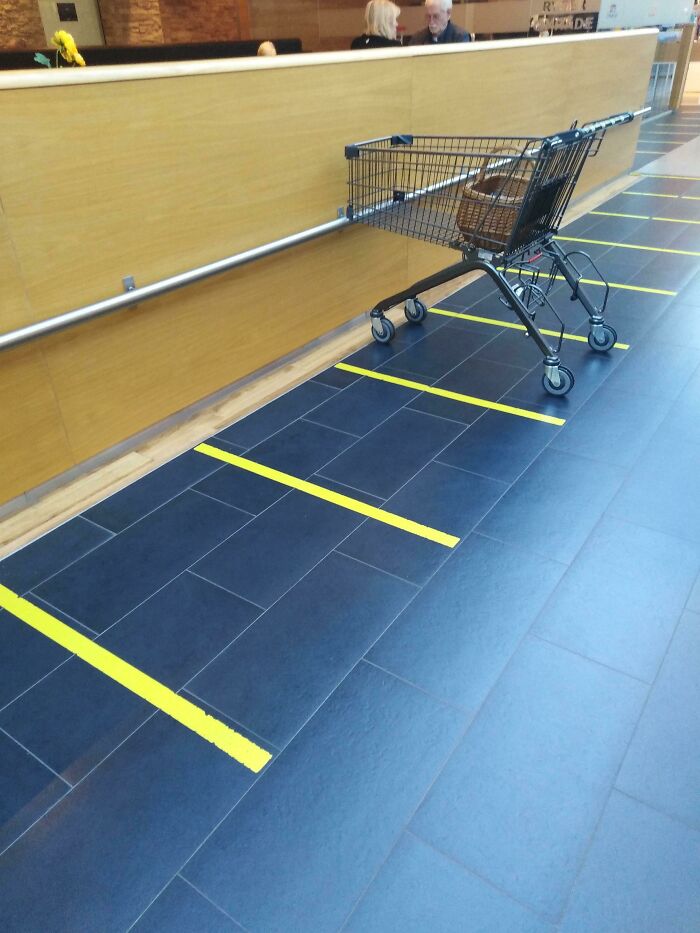 A Parking Lot For Shopping Carts In Germany