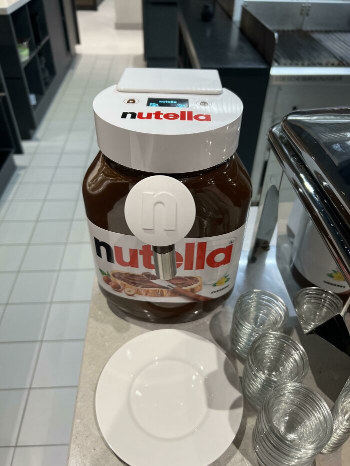 Electric Nutella Dispenser Seen In Germany