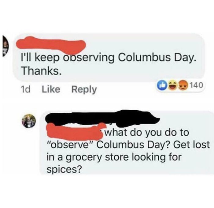 Observing Of The Columbus Day