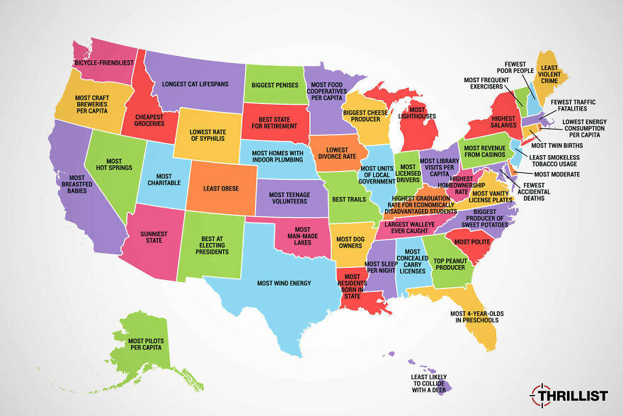 What Every State Is The Best At