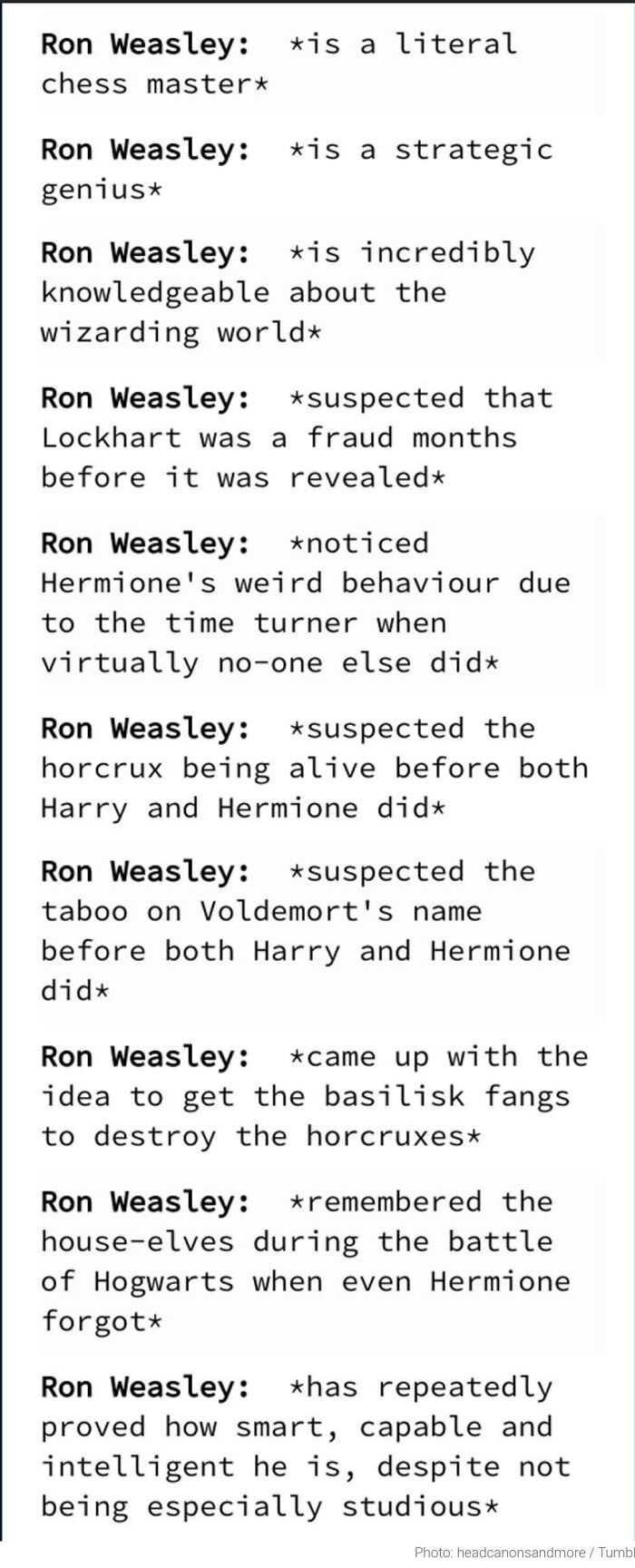 Found This On Fb, And I Completely Agree! Weasley Is Our King