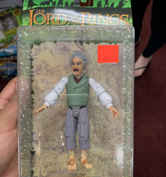 Lord Of The Rings Toy (Bilbo Baggins) Looks Like An Addict