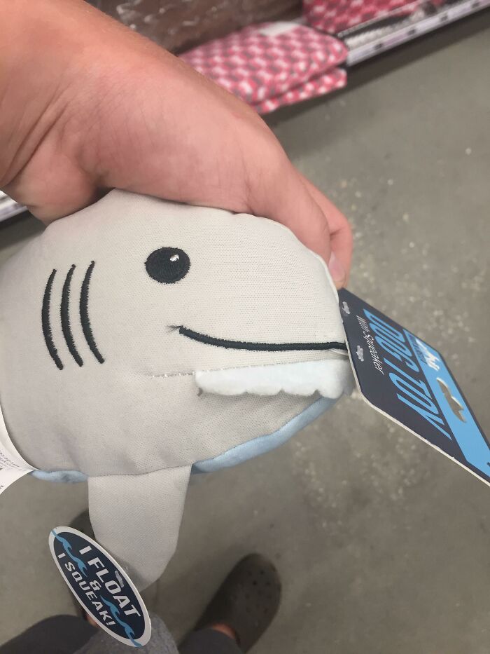 The Teeth On This Toy Shark