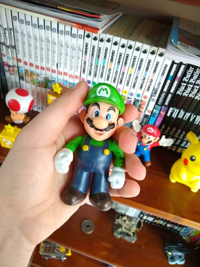 Found The Legendary Green Mario Toy