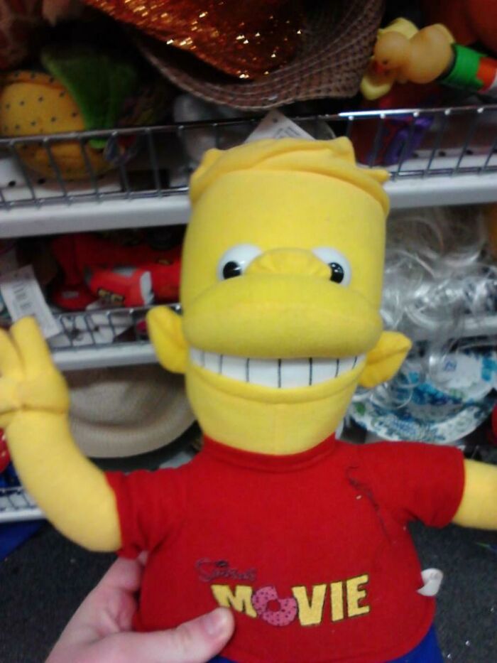So Many Things Are Wrong With This Bart Simpson Plush Toy