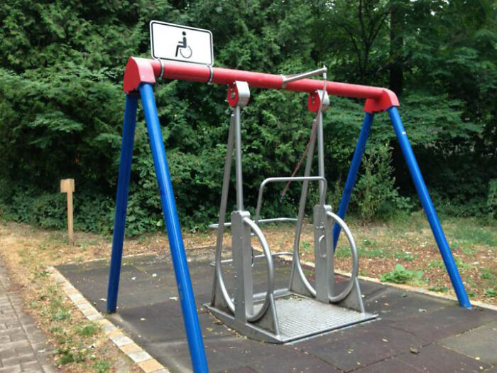A Wheelchair Swing In Germany