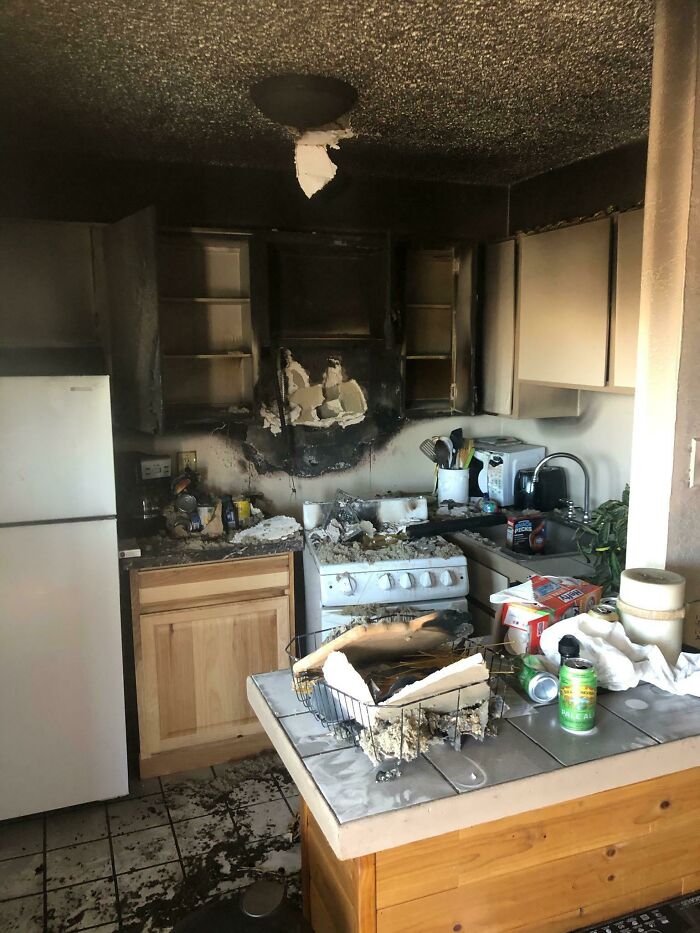 My Friend's New Apartment The Day After She Moved In