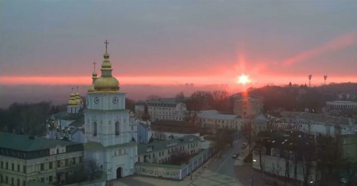 Sunrise In Kyiv
