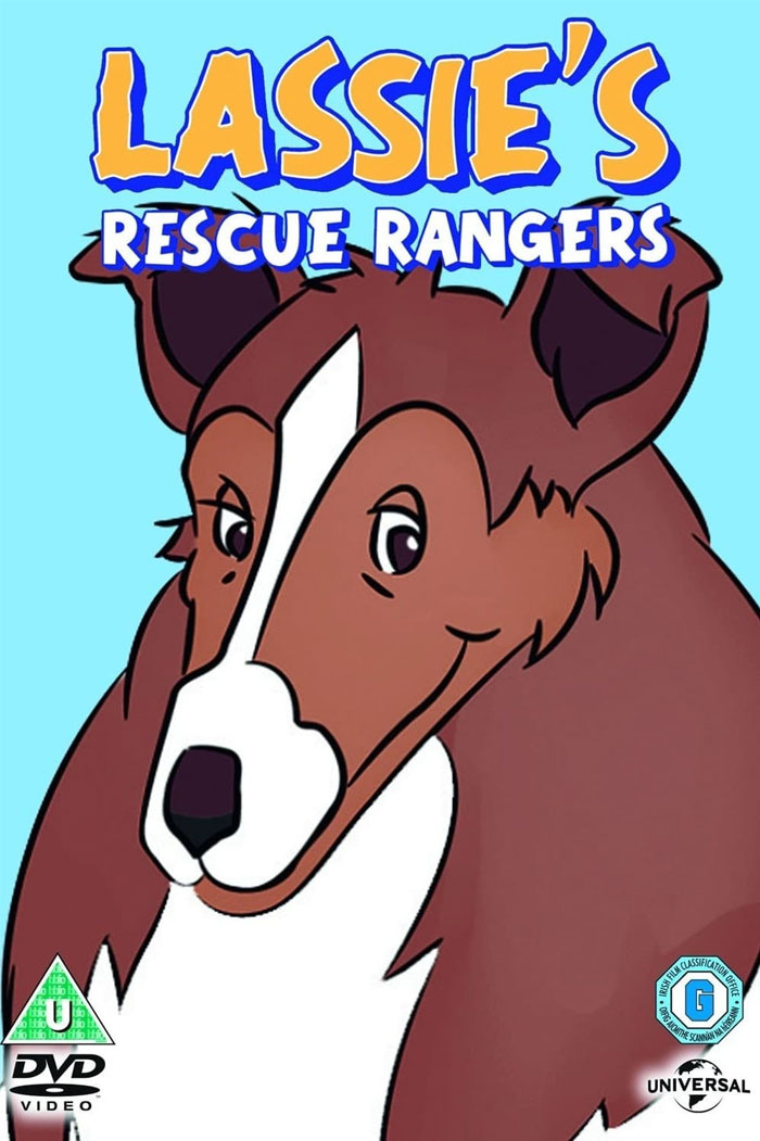 Poster for Lassie's Rescue Rangers animated tv show 