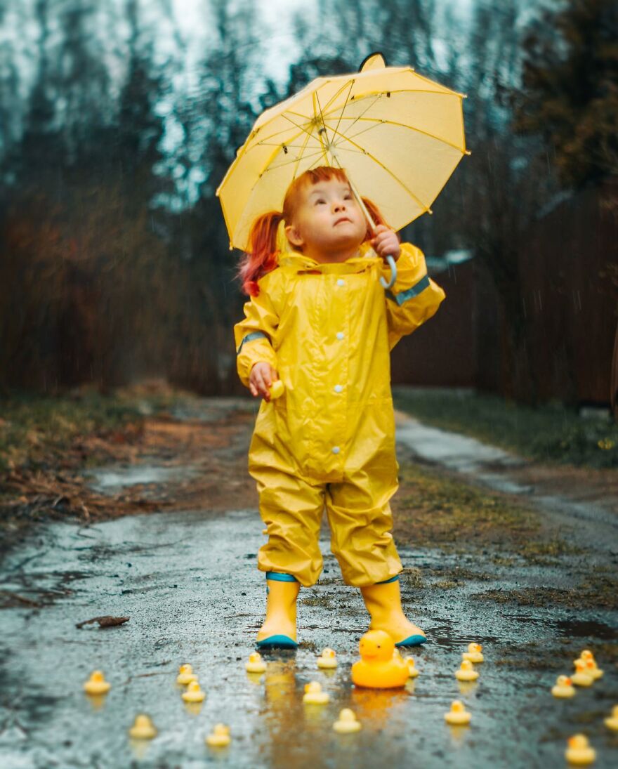 We Adopted A Girl With Down Syndrome A Year Ago, I Love To Photograph Her In Costumes That I Designed (39 Pics)