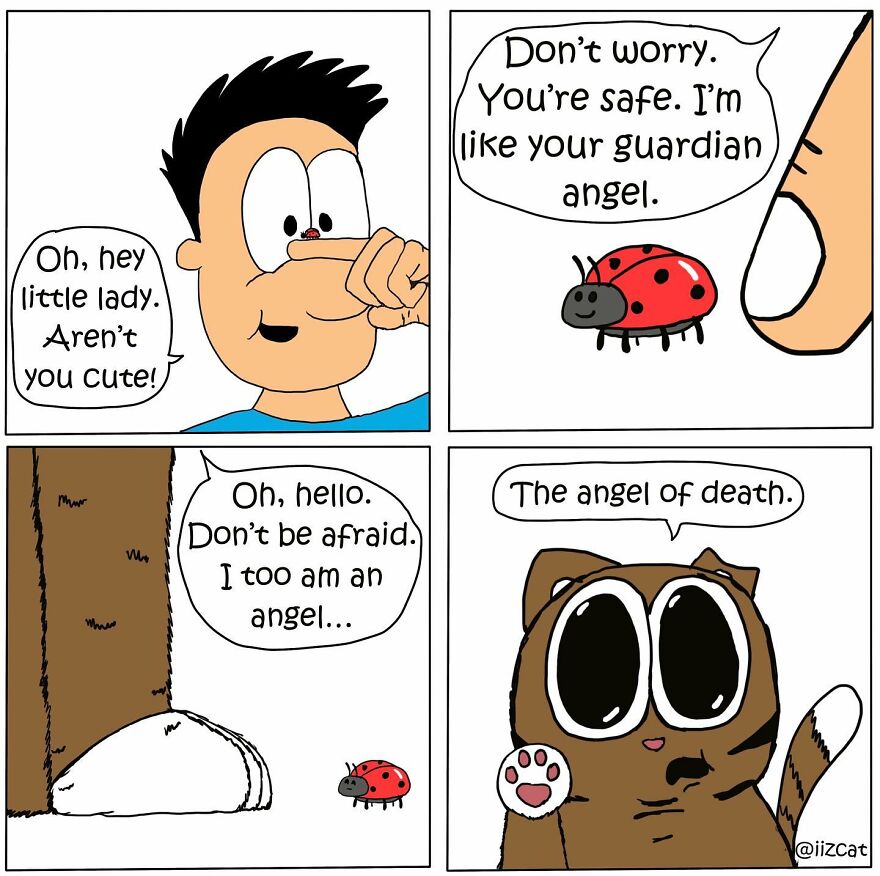 Artist Sums Up Life With A Cat In 30 Comics (New Pics)