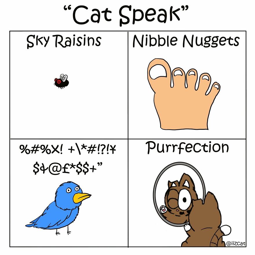 Artist Sums Up Life With A Cat In 30 Comics (New Pics)