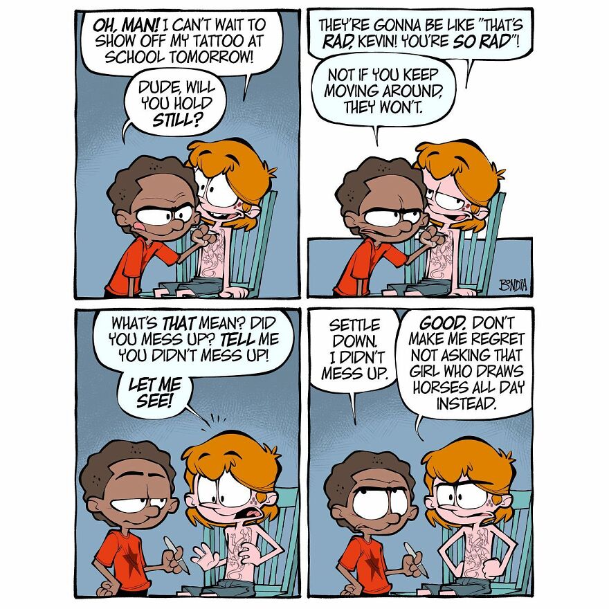 Artist Continues To Draw Comics Showing How Fun It Was To Be A Kid In The 80s (New Pics)