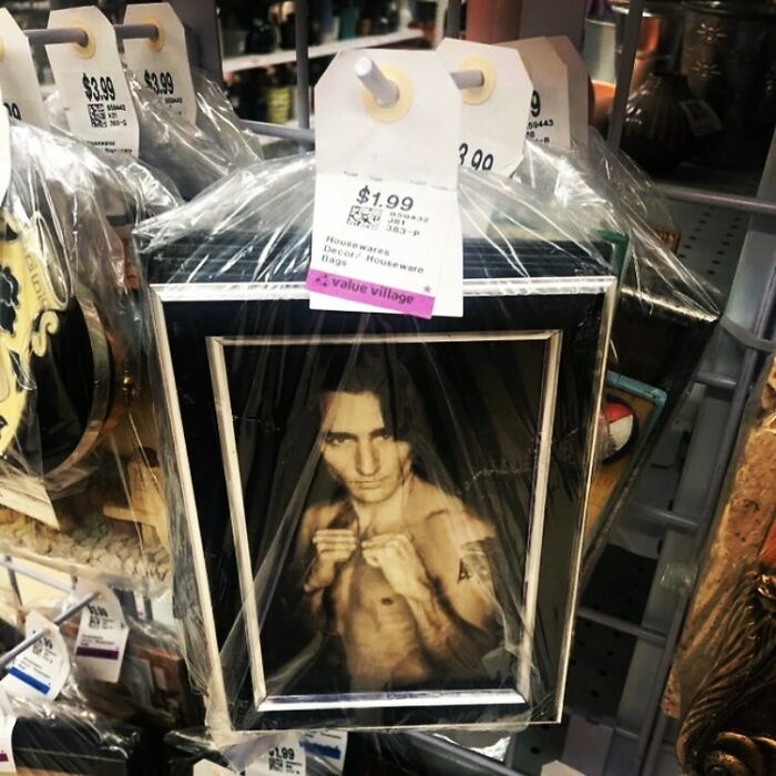 “Come At Me Covid” - Our Fearless (And Shirtless) Canadian Leader For Sale At Value Village For $1.99